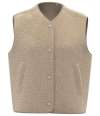 SP604 Spasso Ladies Sherpa bodywarmer Wet Sand colour image